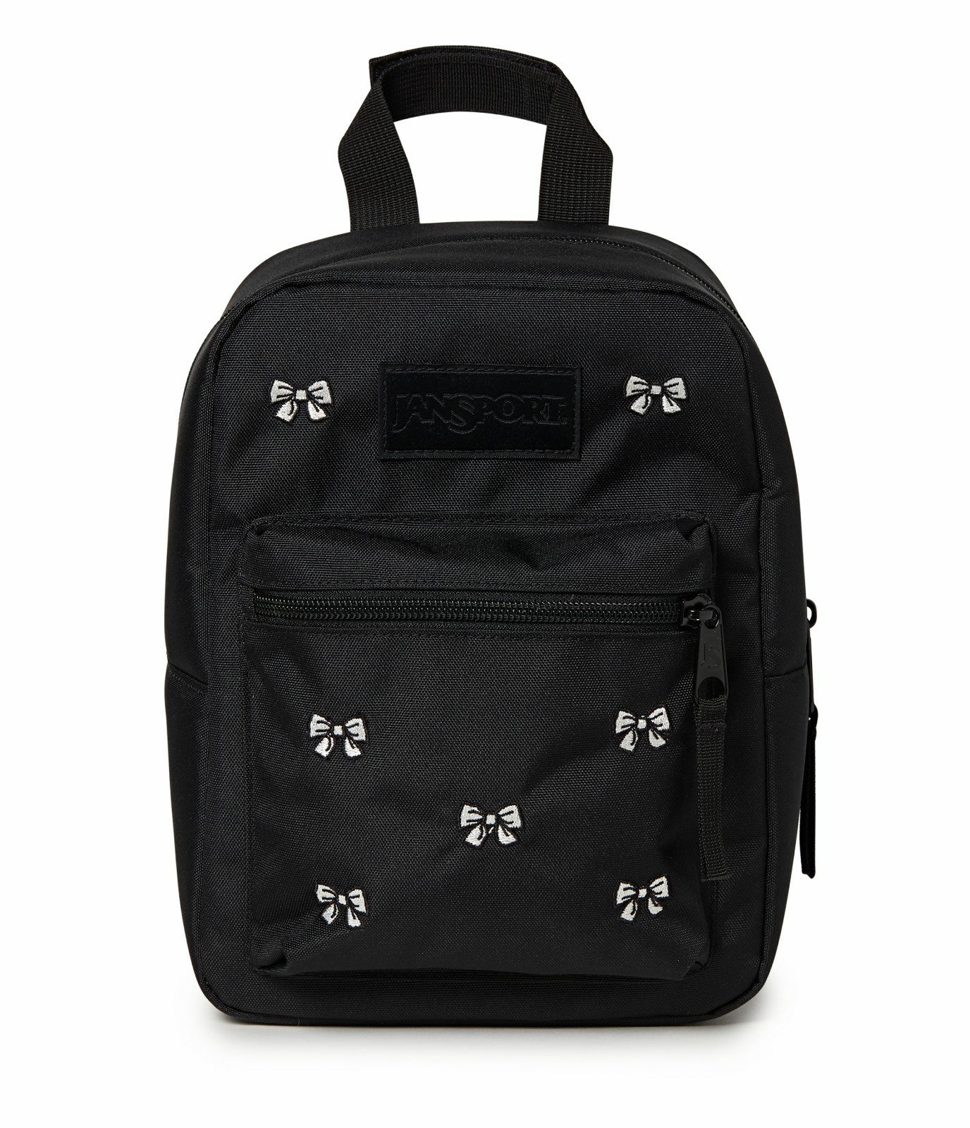 Embroidered Bows Black