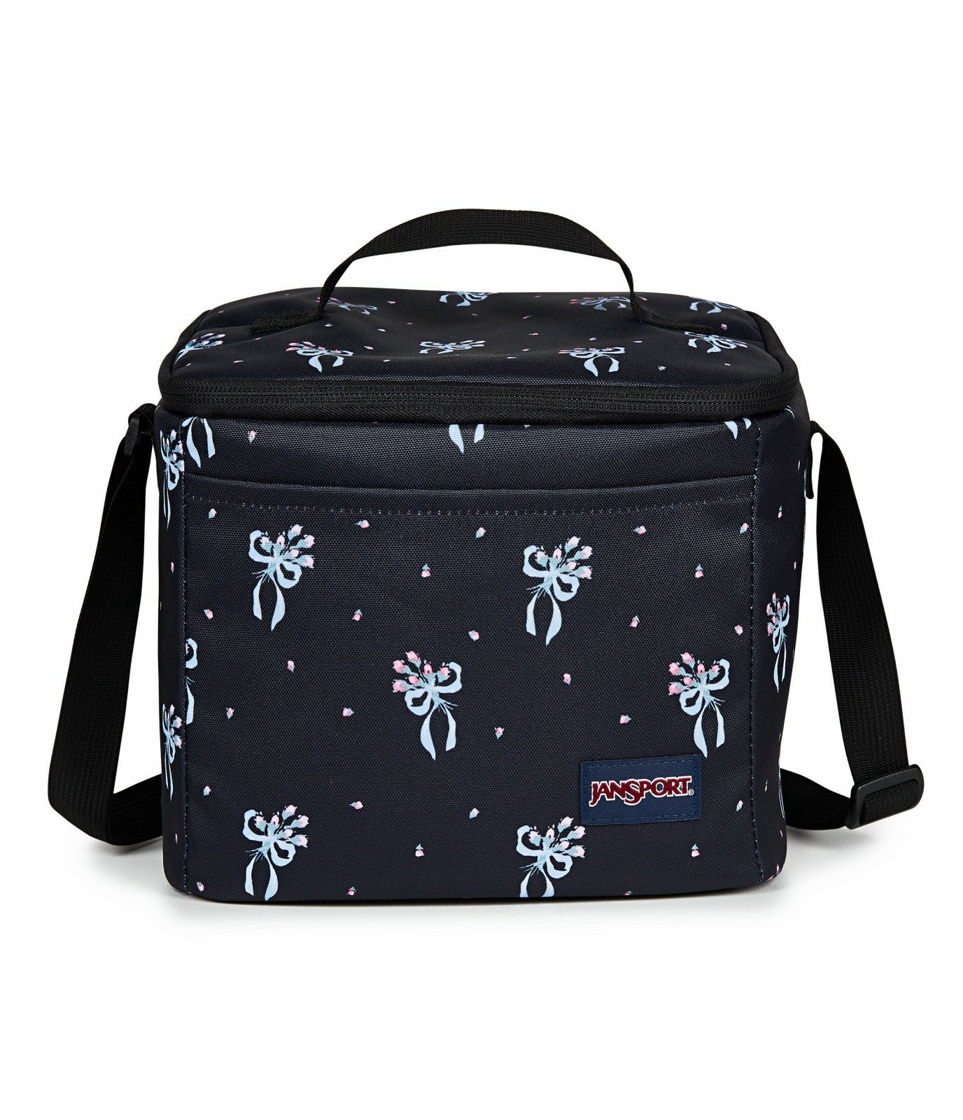 JanSport Super Snack - Pastel Petals Black