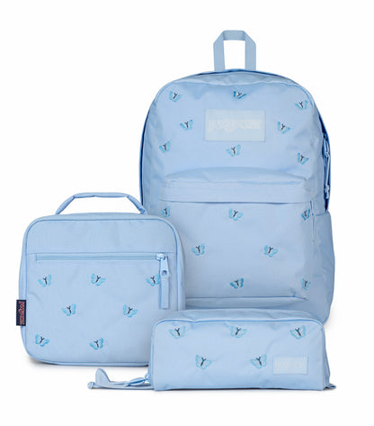 JanSport SuperBreak® Plus Tiny Butterflies Set - Tiny Butterflies Blue