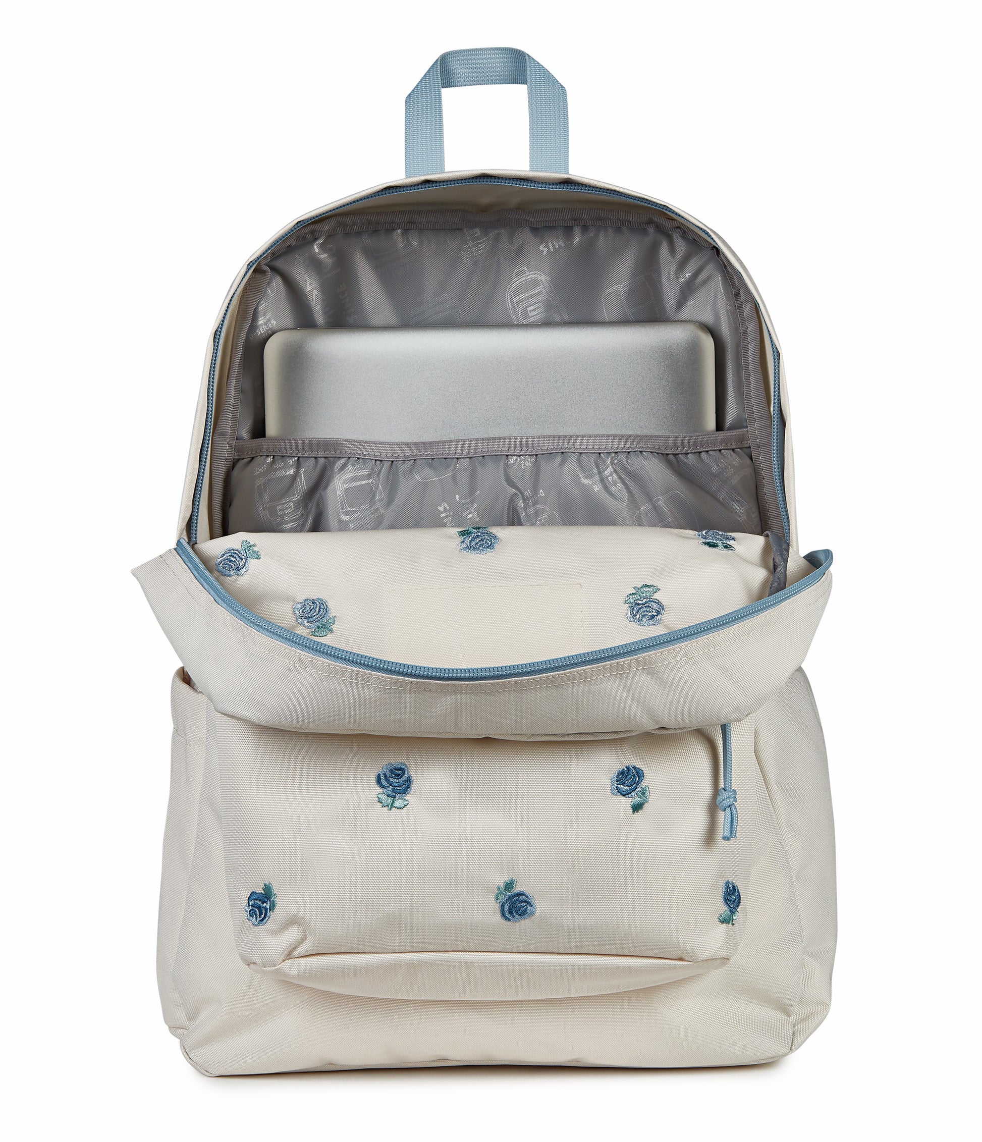 JanSport SuperBreak® Plus Soft Essentials Set - Just A Rose Embroidery Moon Flower